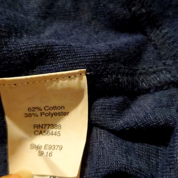 Madewell Women Blue Libra Lace-Up Tee S - Picture 4 of 5